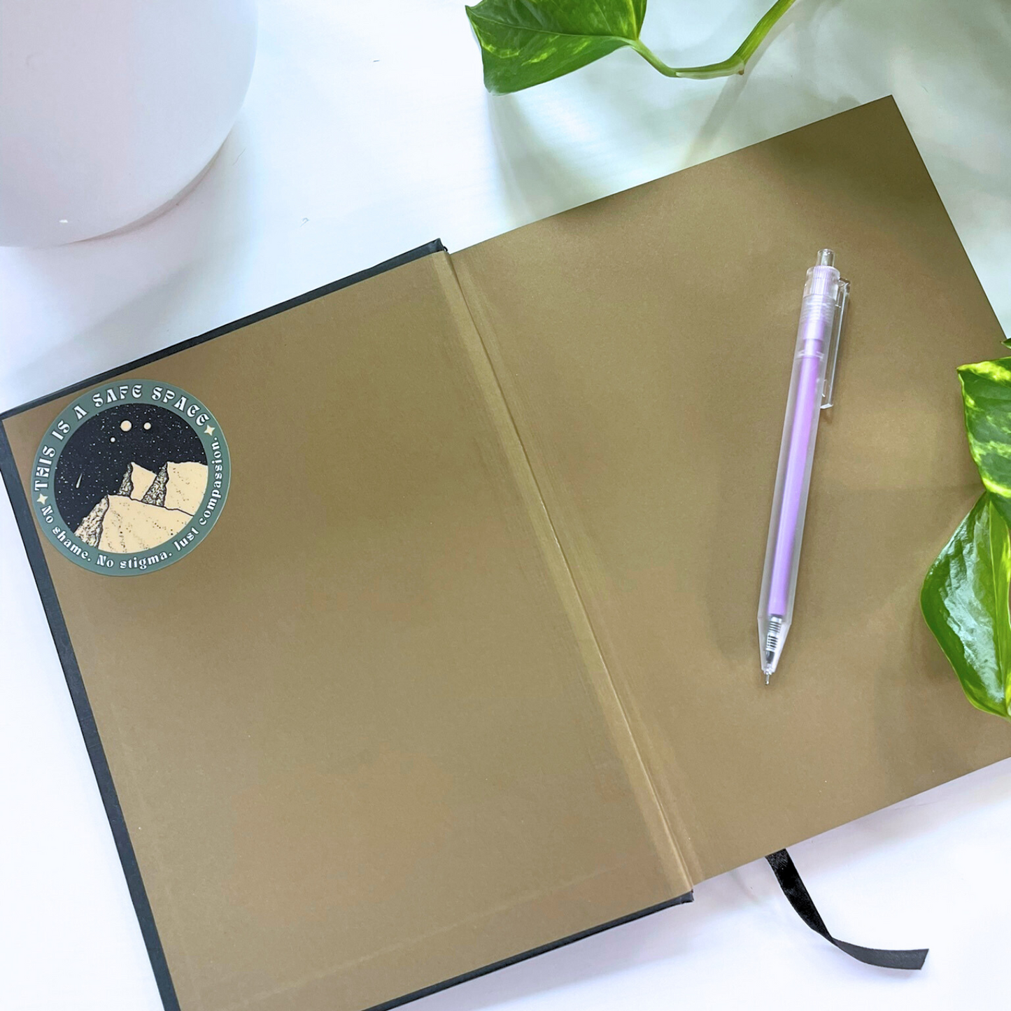 This is a Safe Space Mental Health Awareness Sticker