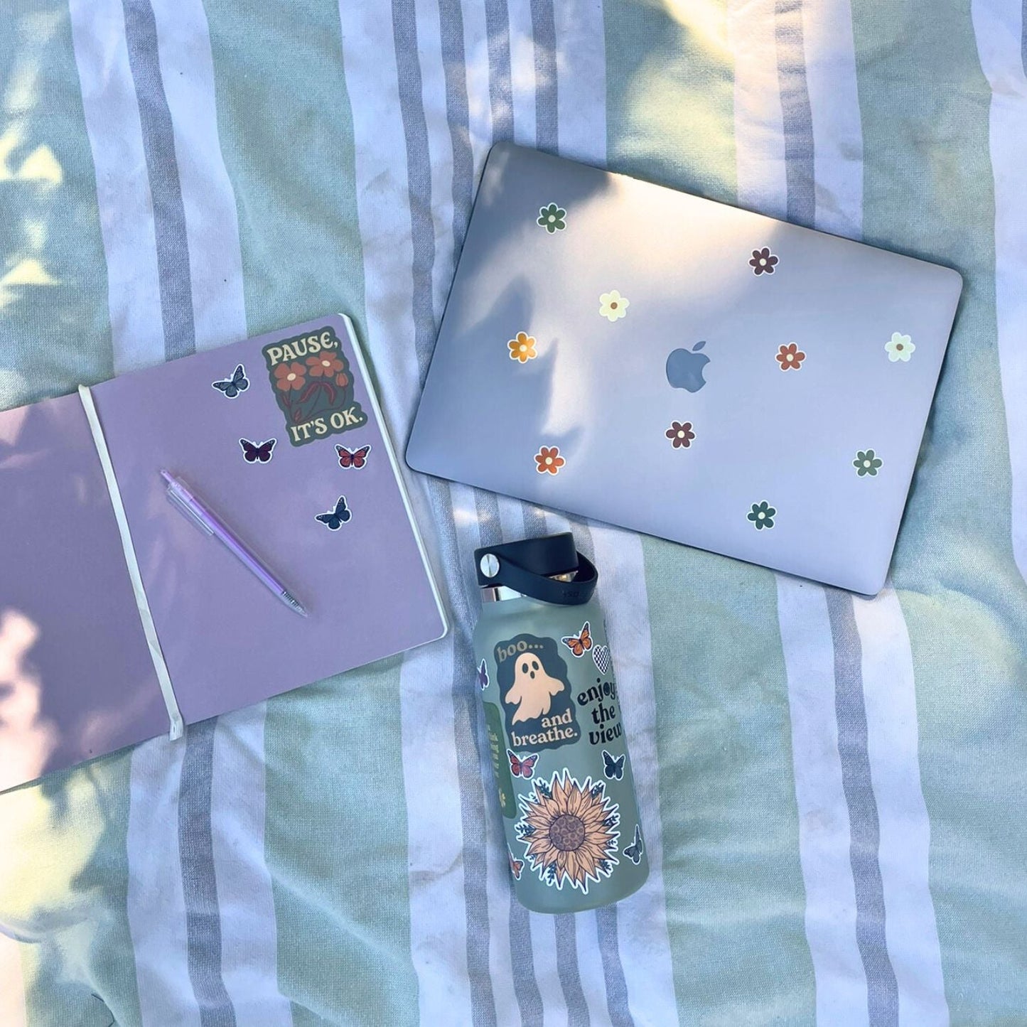 Mini Autumn Daisy Sticker Pack