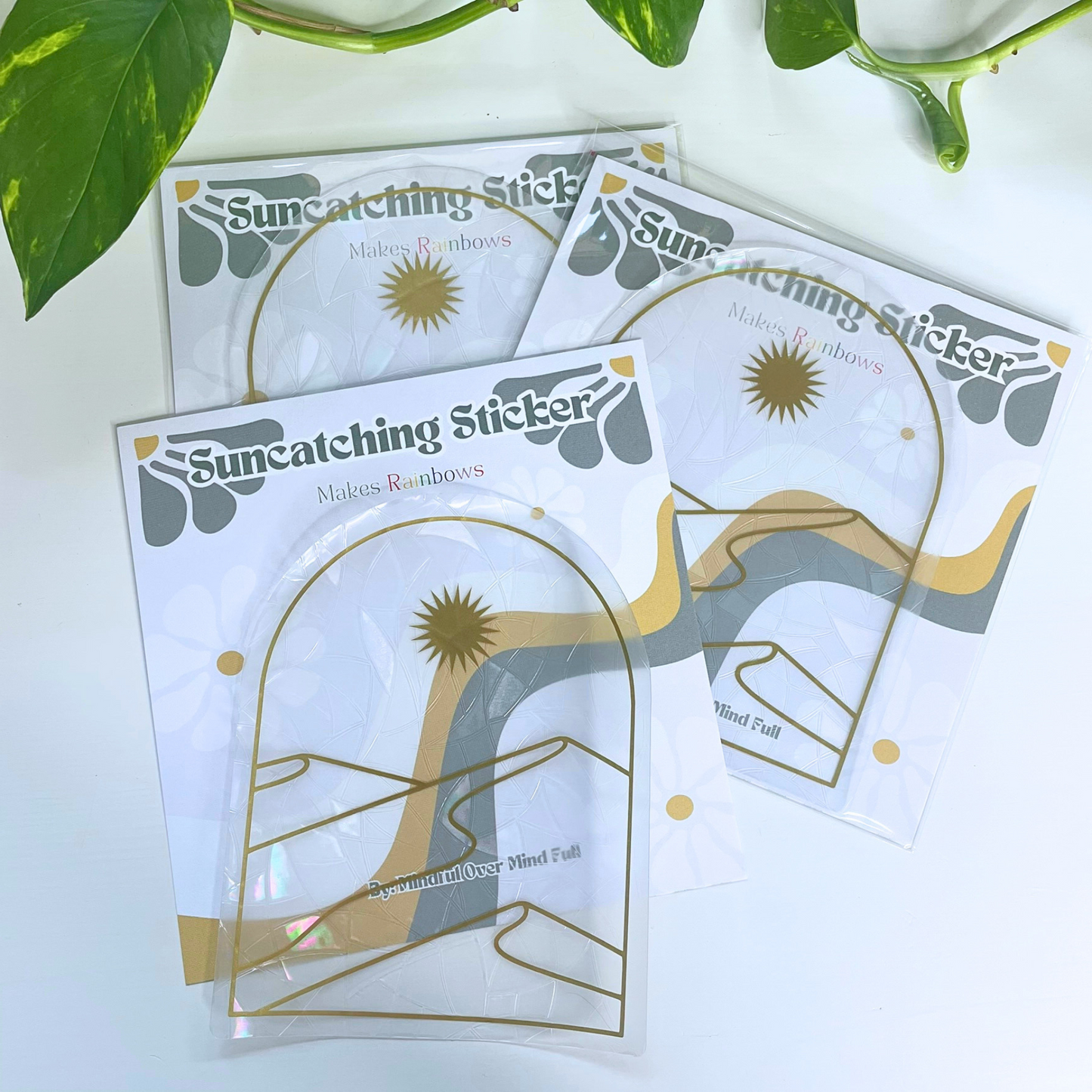 Mountain Sunset Suncatcher