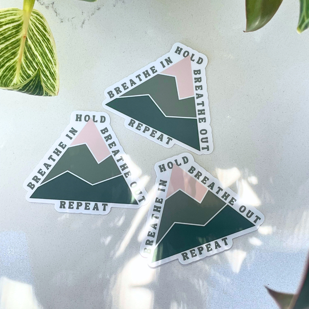 Mountain Triangle Breathing Sticker
