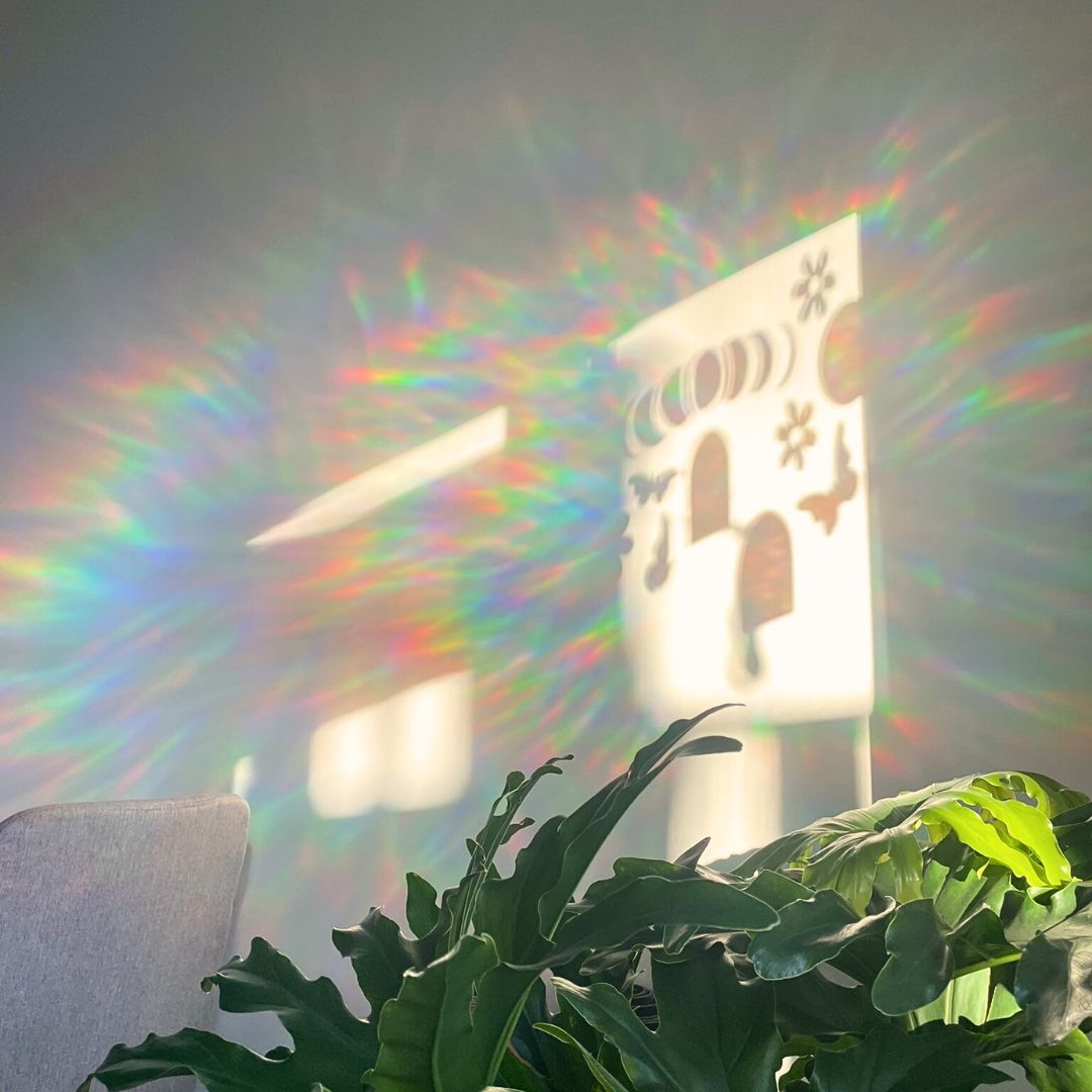 Mountain + Forest Suncatcher Sticker