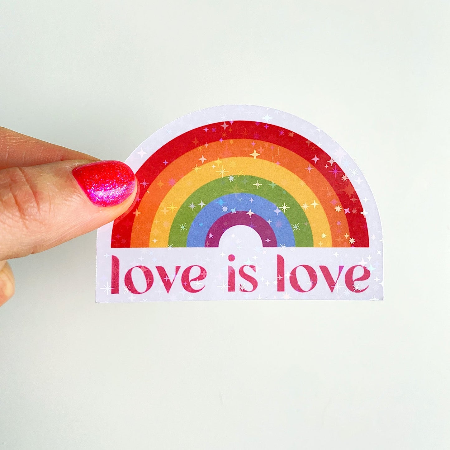 Love is Love Rainbow | Pride Sticker