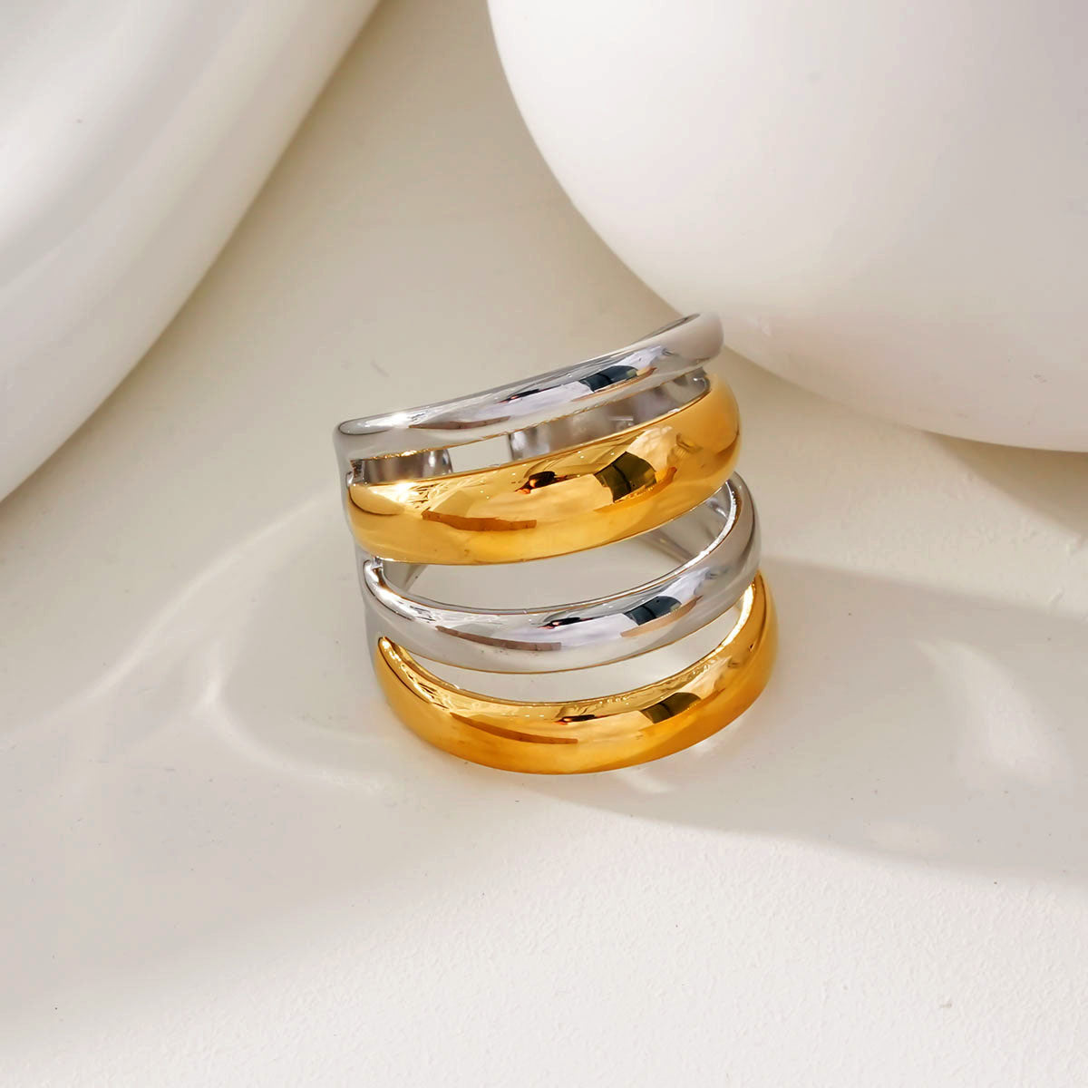 Mixed Metals:  Multi Stacked Four Rings in One