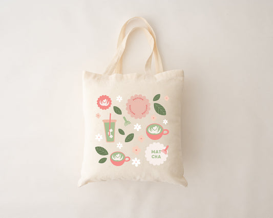 Sac réutilisable - matcha