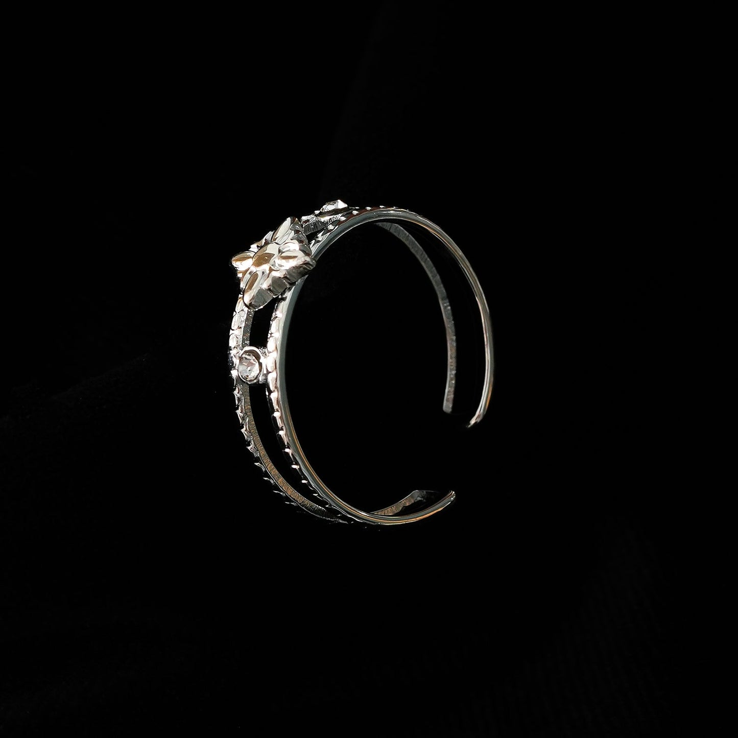 Vintage Inspired Double Stacked Ring