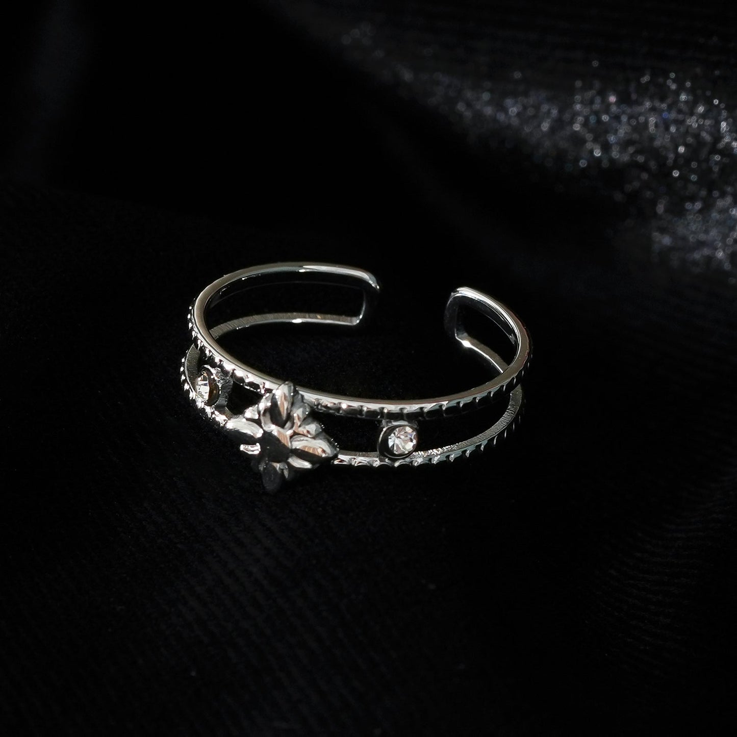 Vintage Inspired Double Stacked Ring