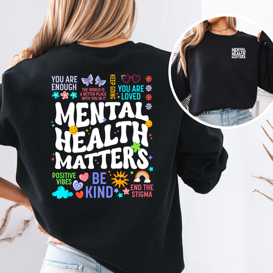 Mental Health Matters Unisex Crewneck Sweatshirt | End The Stigma