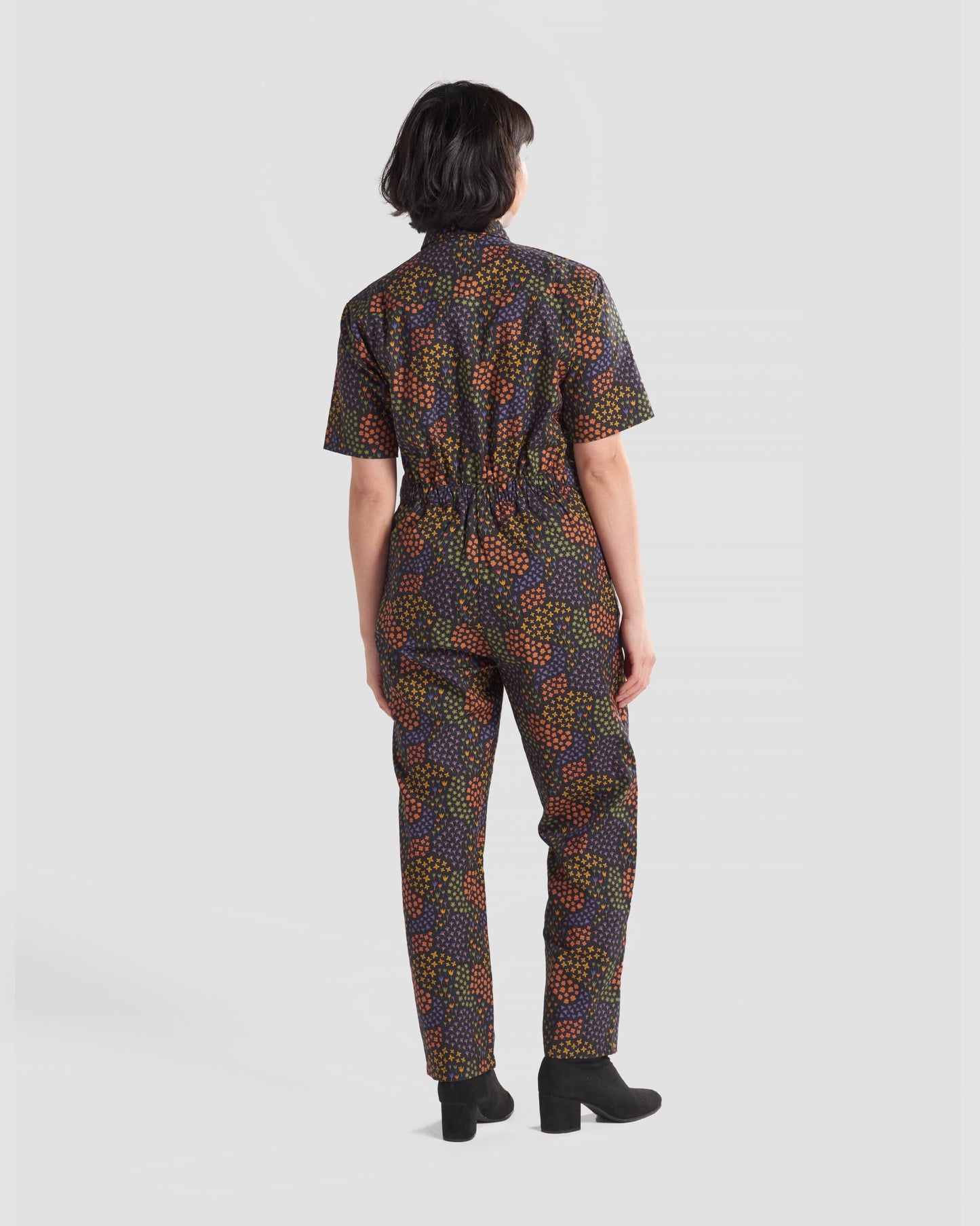 Women's Micro Floral Field Print Jumpsuit