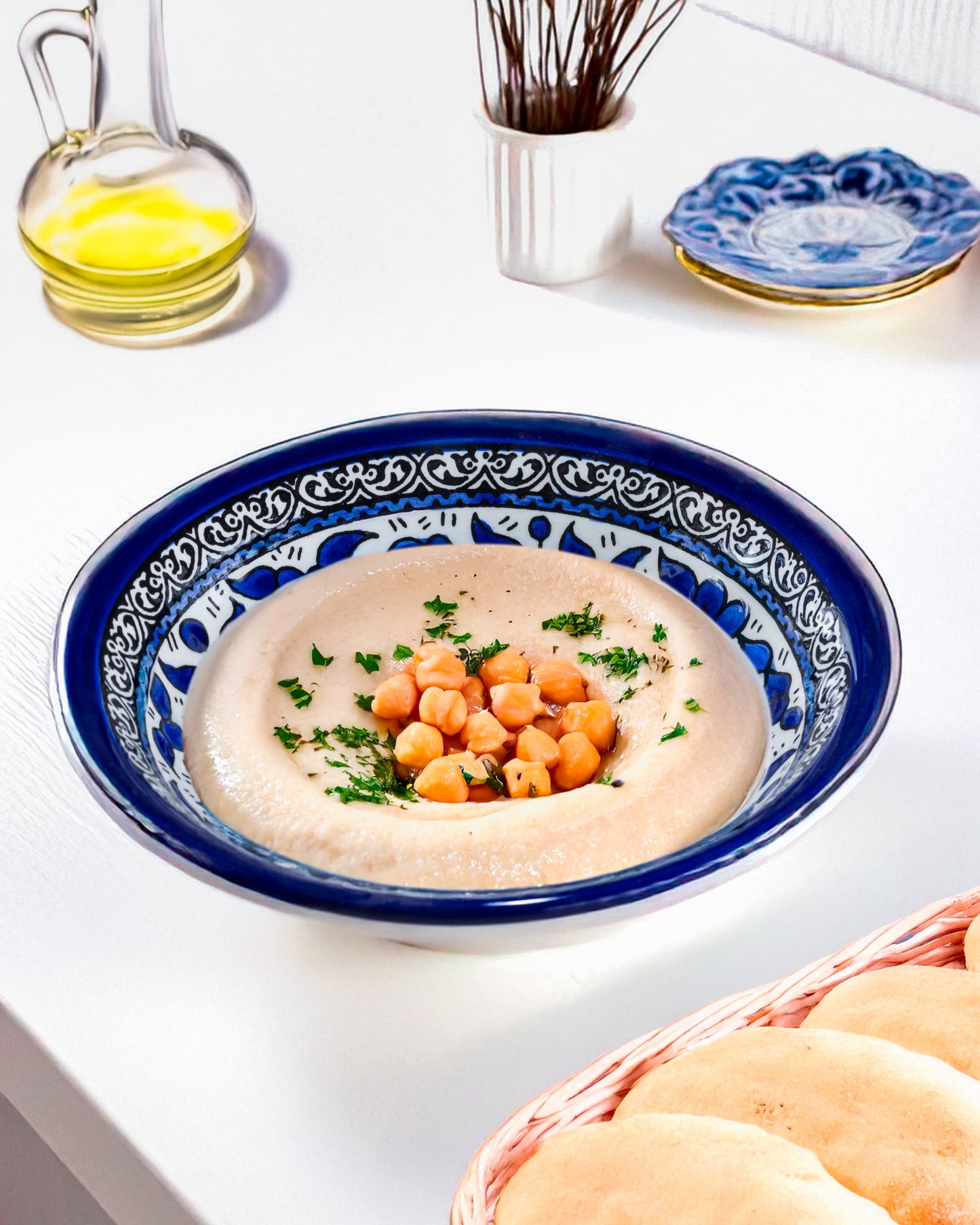Dishes (Low Bowl) | Hand-Painted Palestinian Ceramic