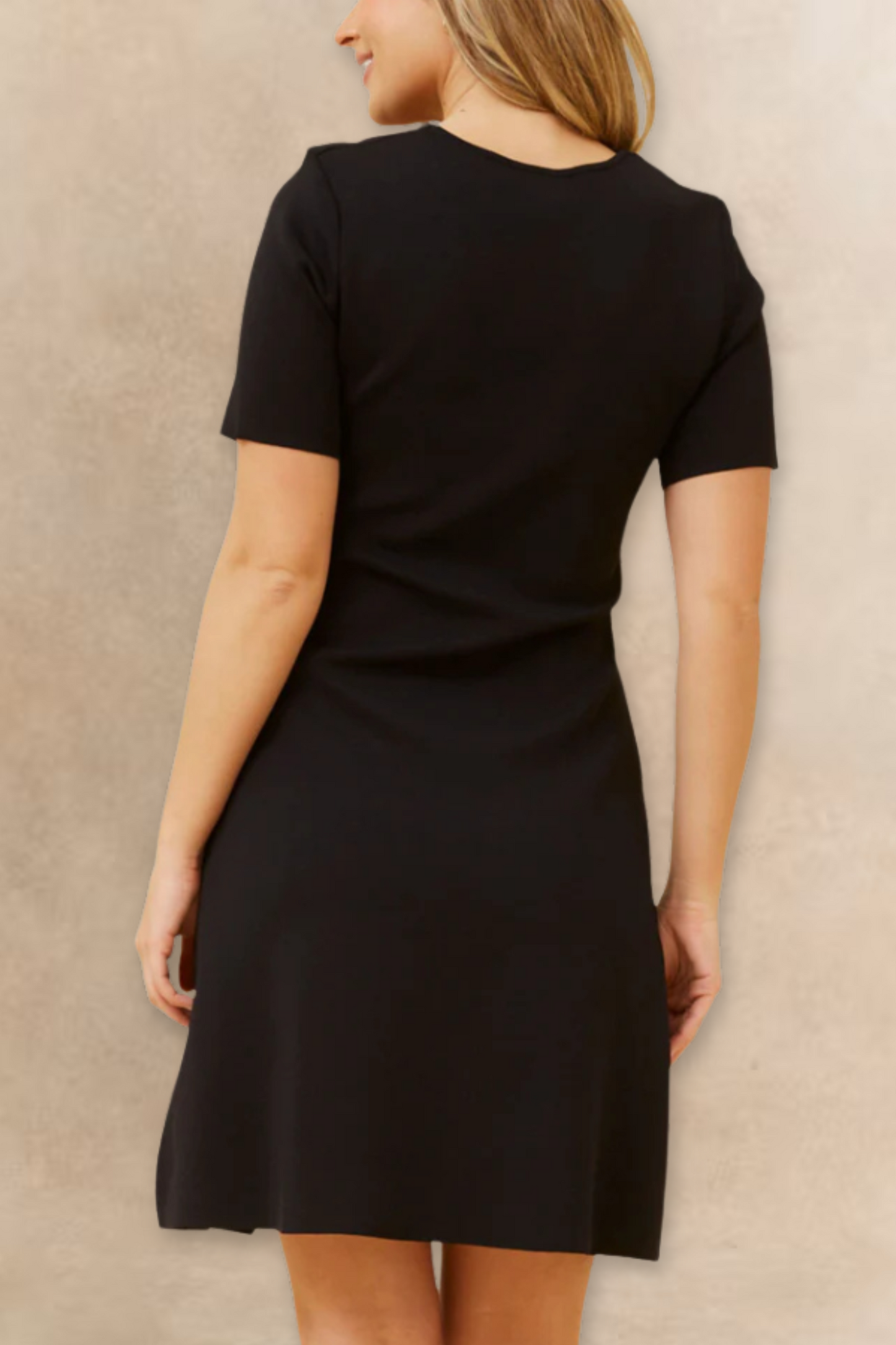 Cleo Black A-Line Dress