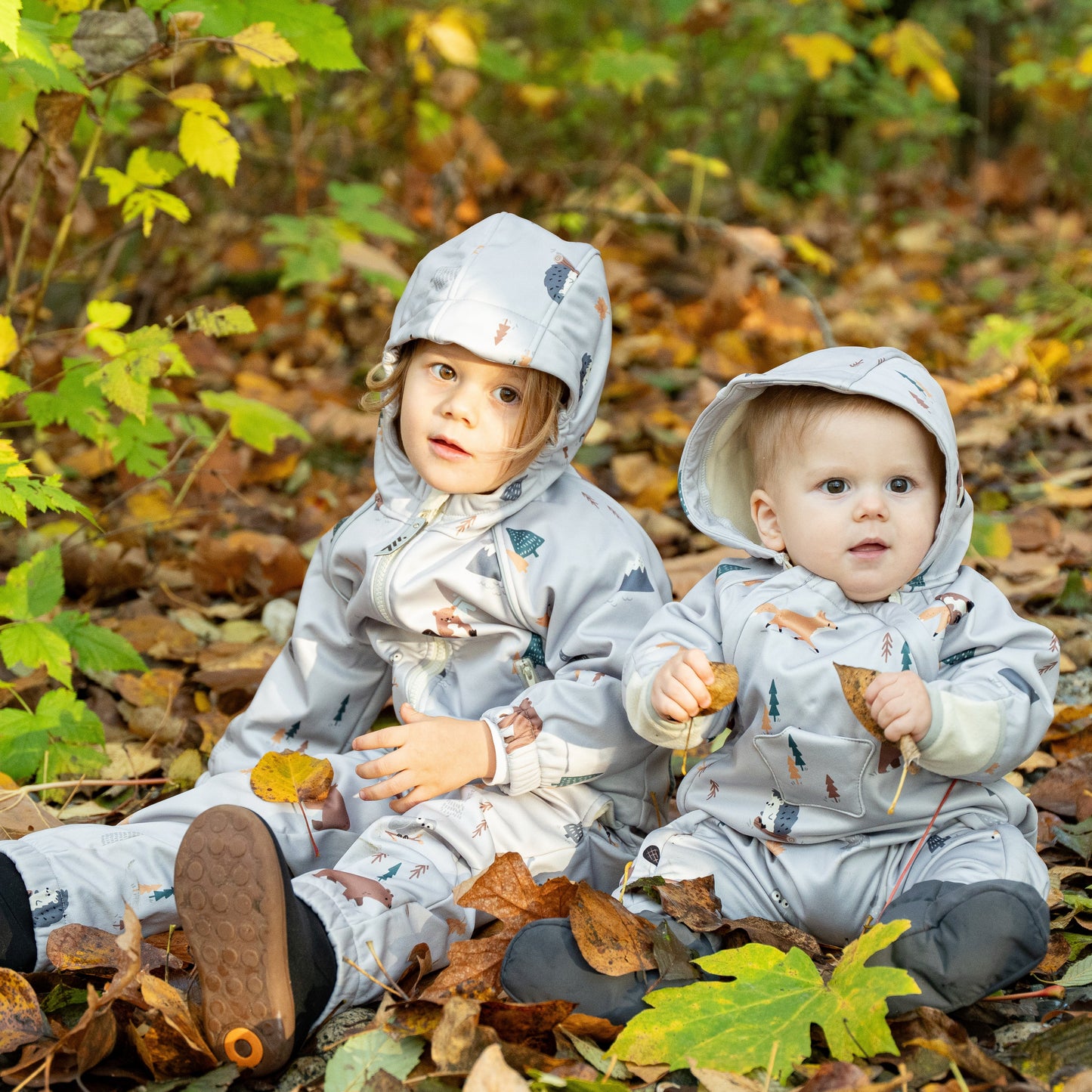 Verdant Softshell Water Resistant Outdoor Coverall(True North Print)