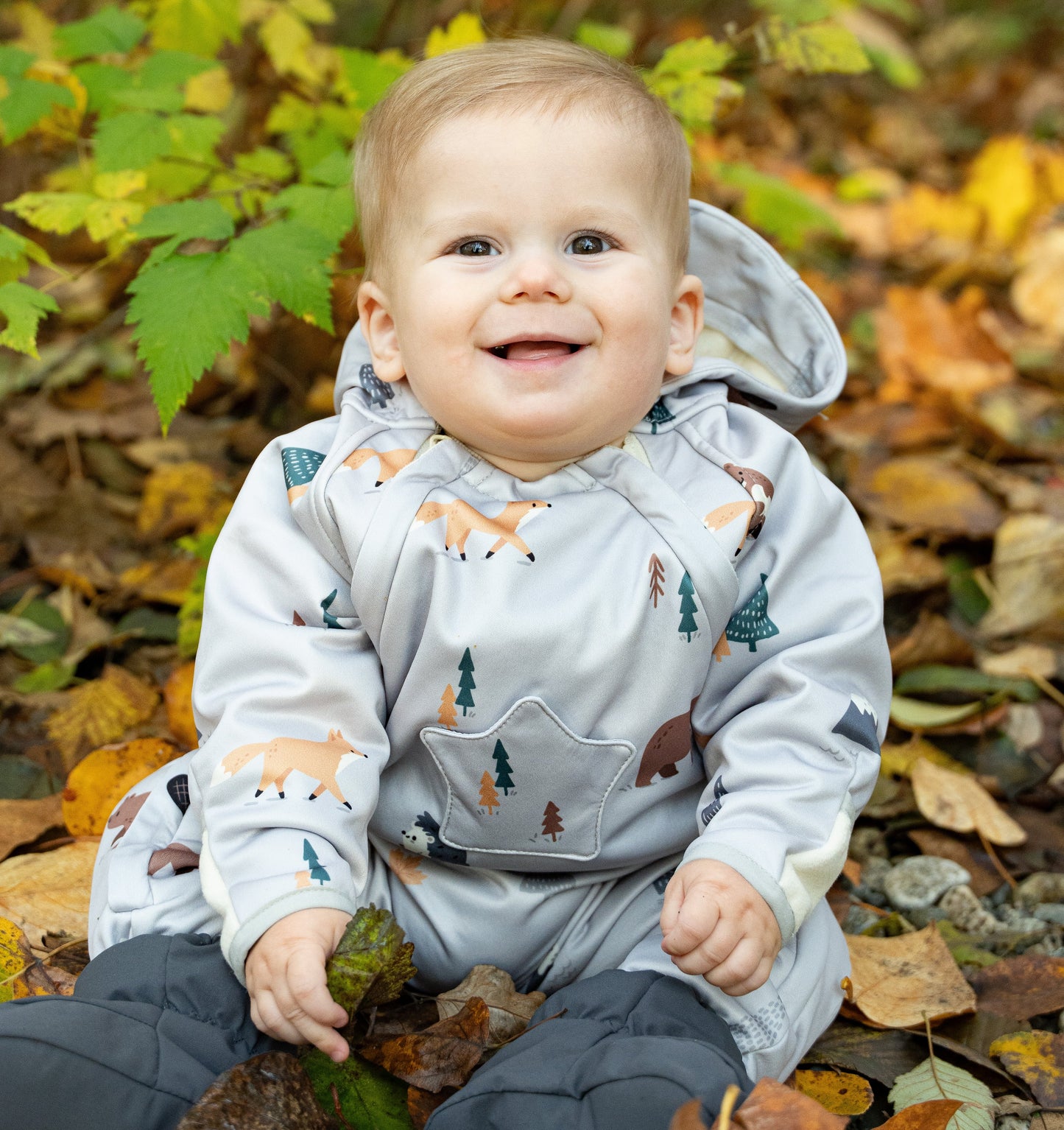 Verdant Softshell Water Resistant Outdoor Coverall(True North Print)