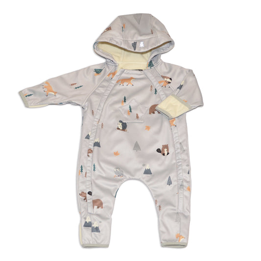 Verdant Softshell Water Resistant Outdoor Coverall(True North Print)