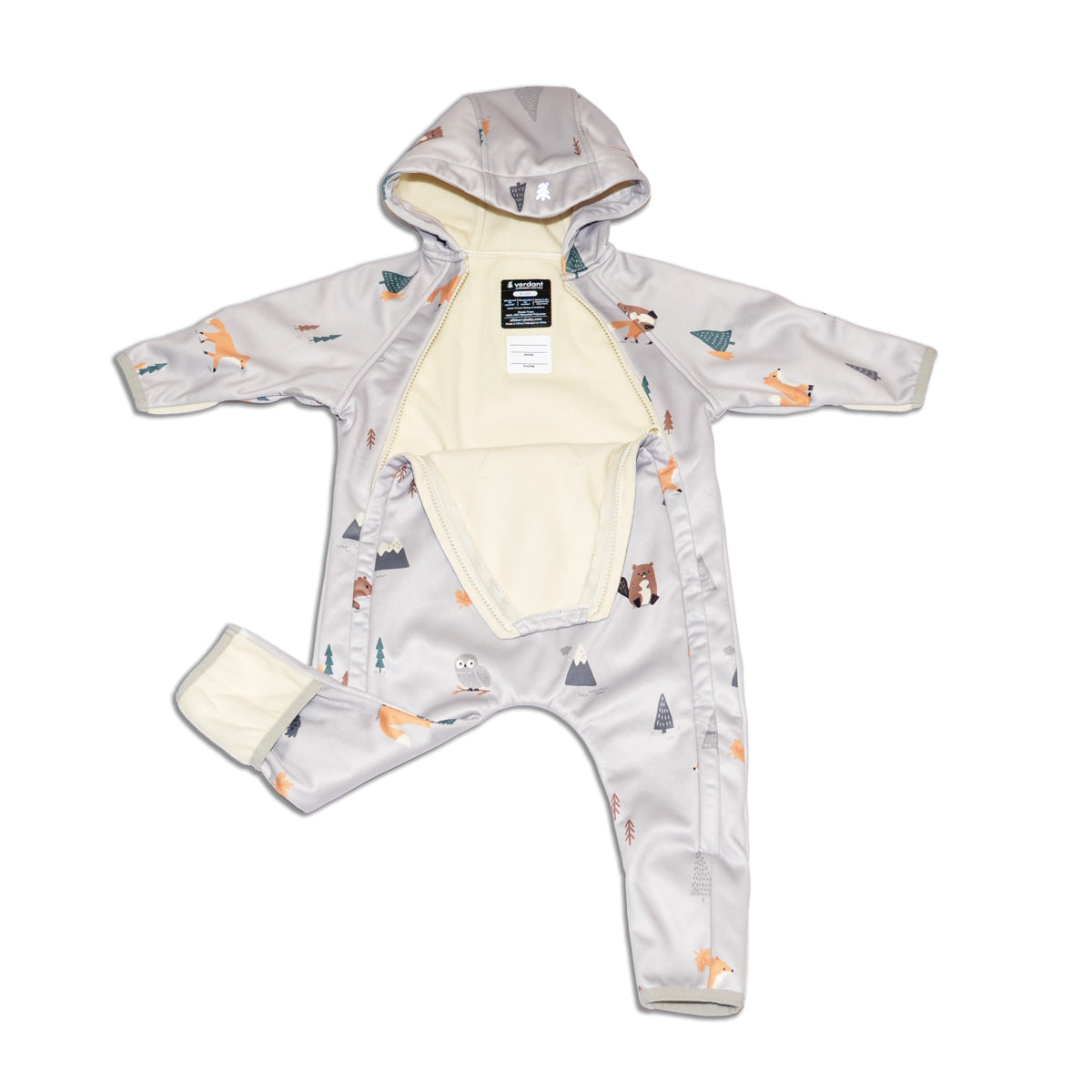 Verdant Softshell Water Resistant Outdoor Coverall(True North Print)