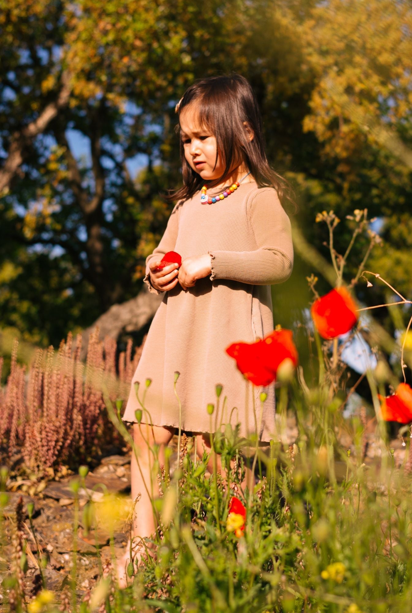 The Play Organic Cotton Dress -  OCHRE