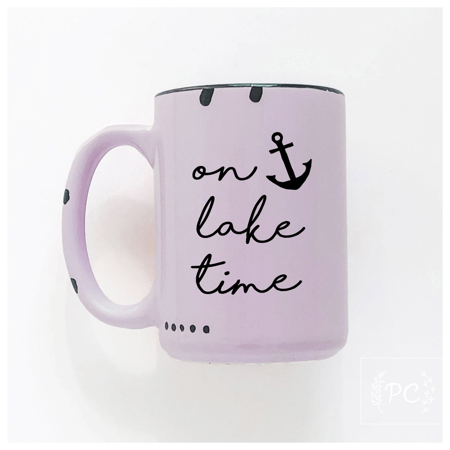 on lake time | ceramic mug