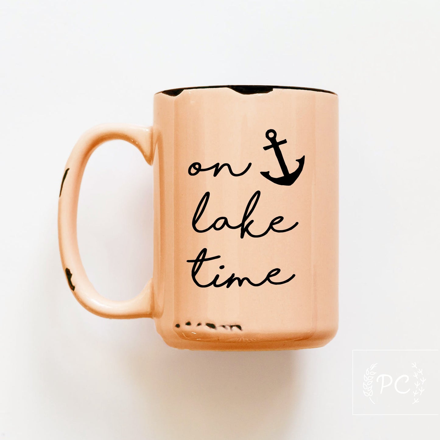 on lake time | ceramic mug