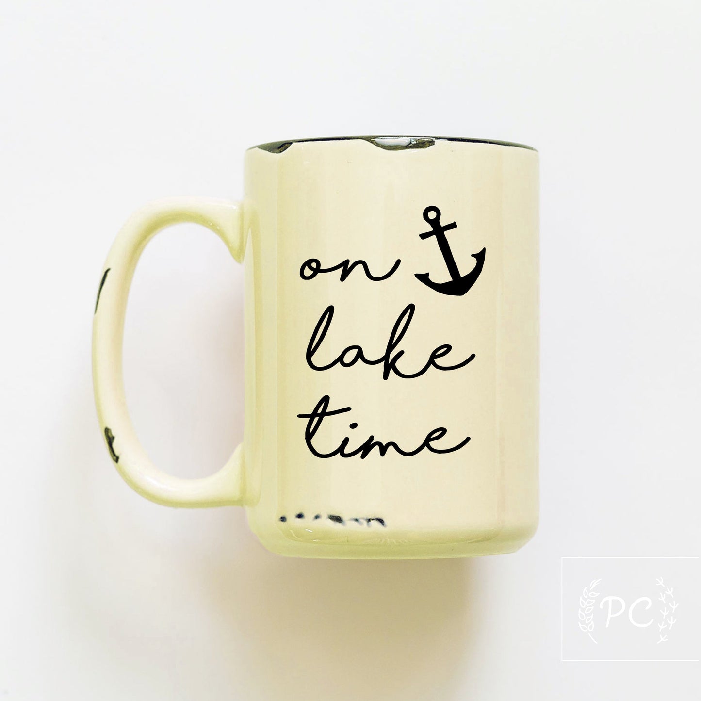 on lake time | ceramic mug