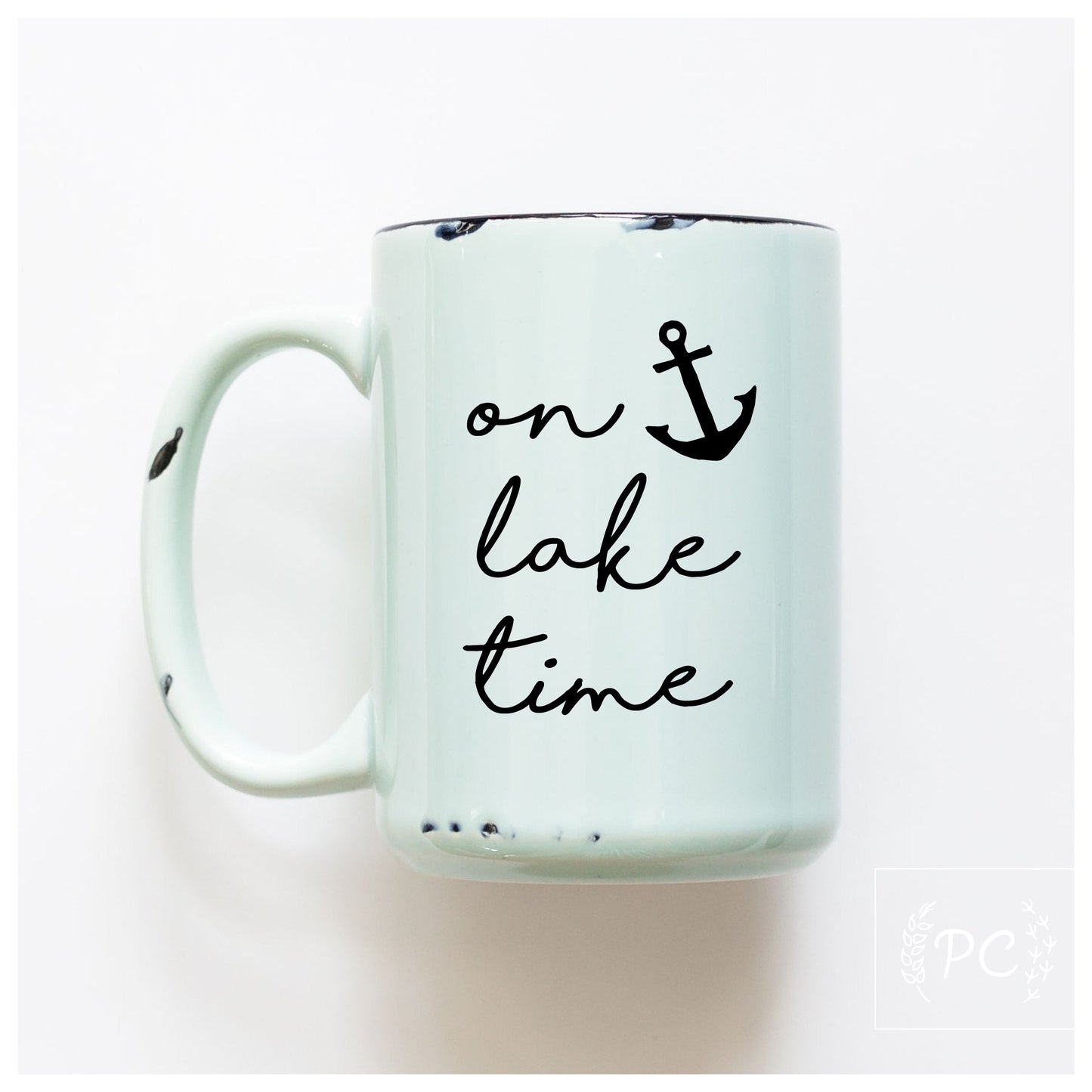 on lake time | ceramic mug