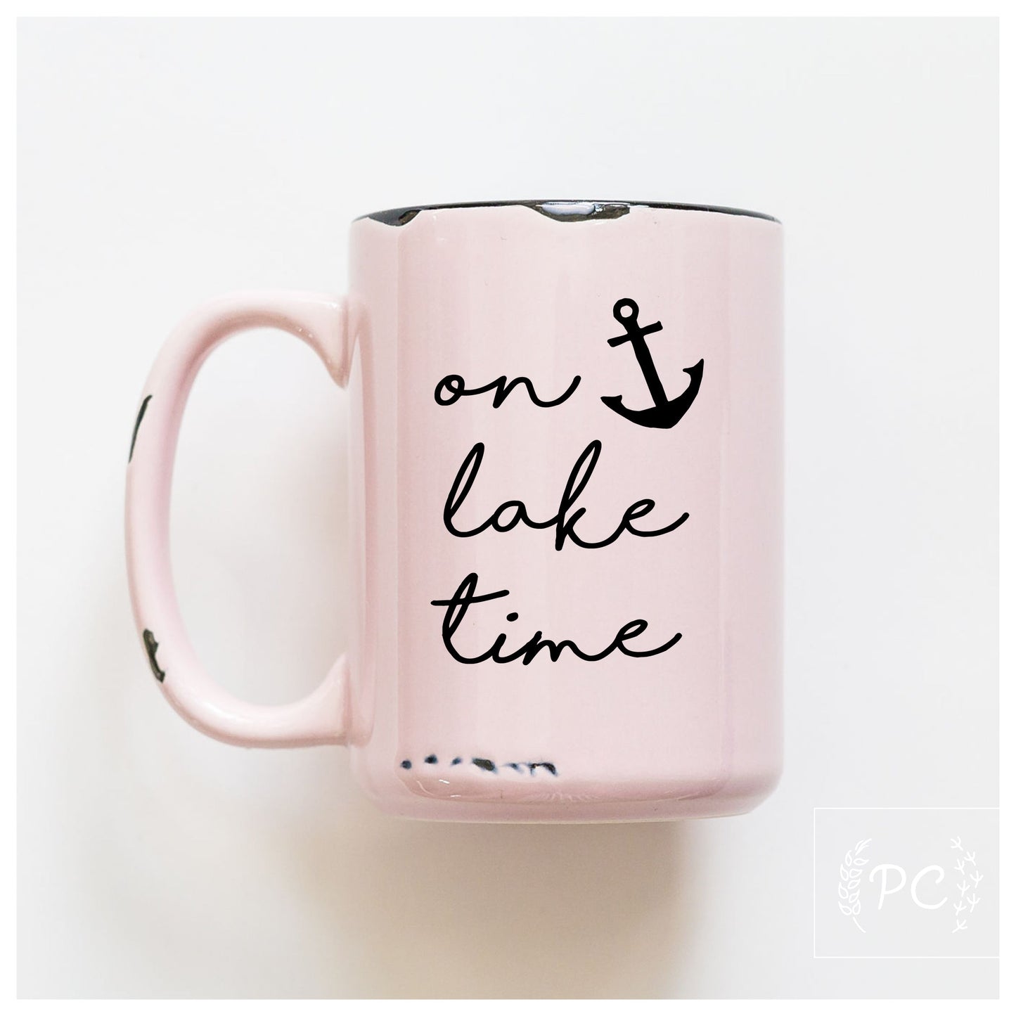 on lake time | ceramic mug