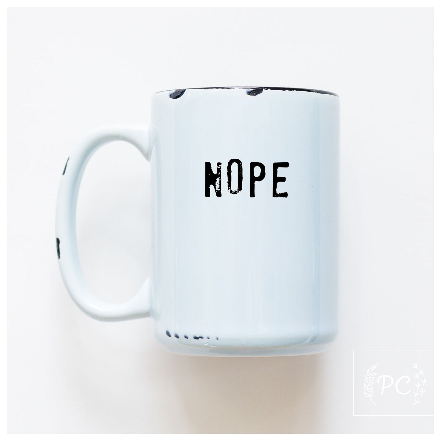 nope | ceramic mug