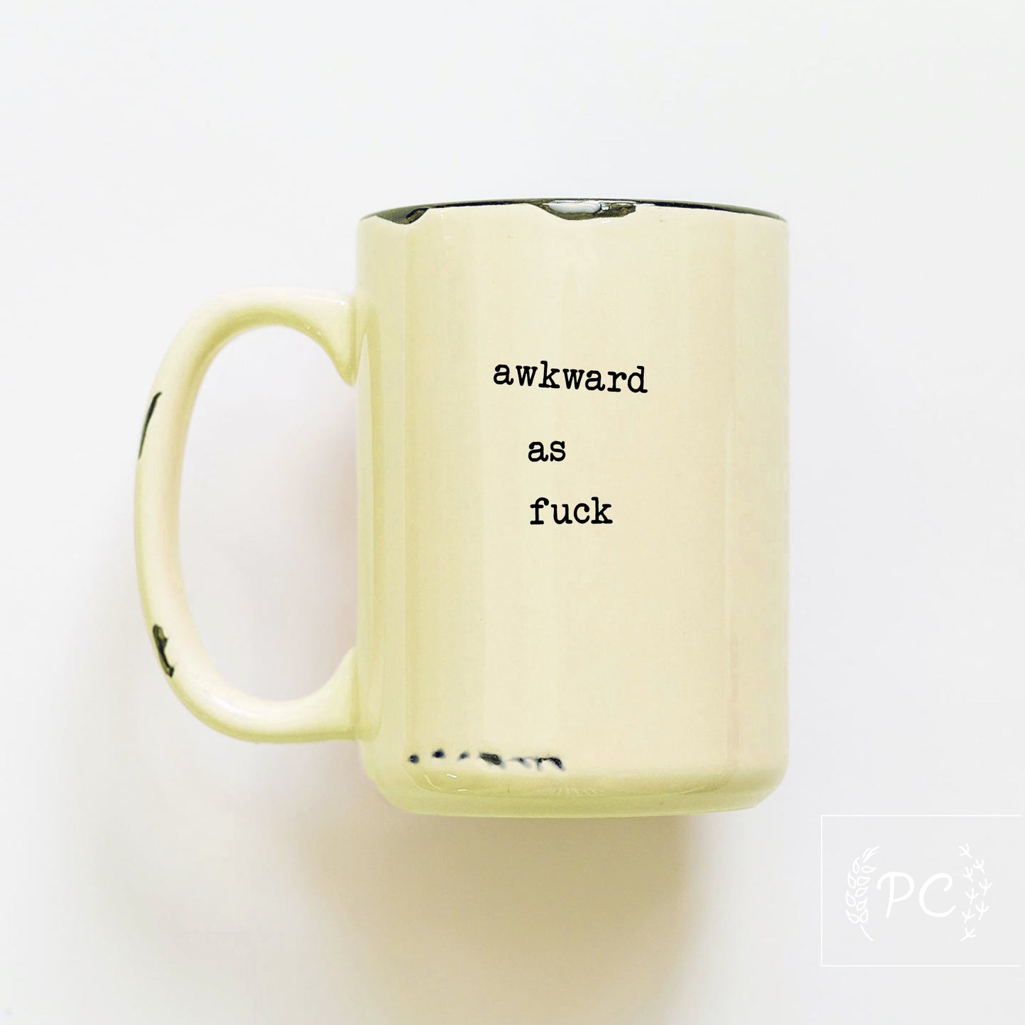 awkward as fuck | ceramic mug