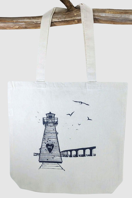 Prince Edward Island Lighthouse Tote Bag