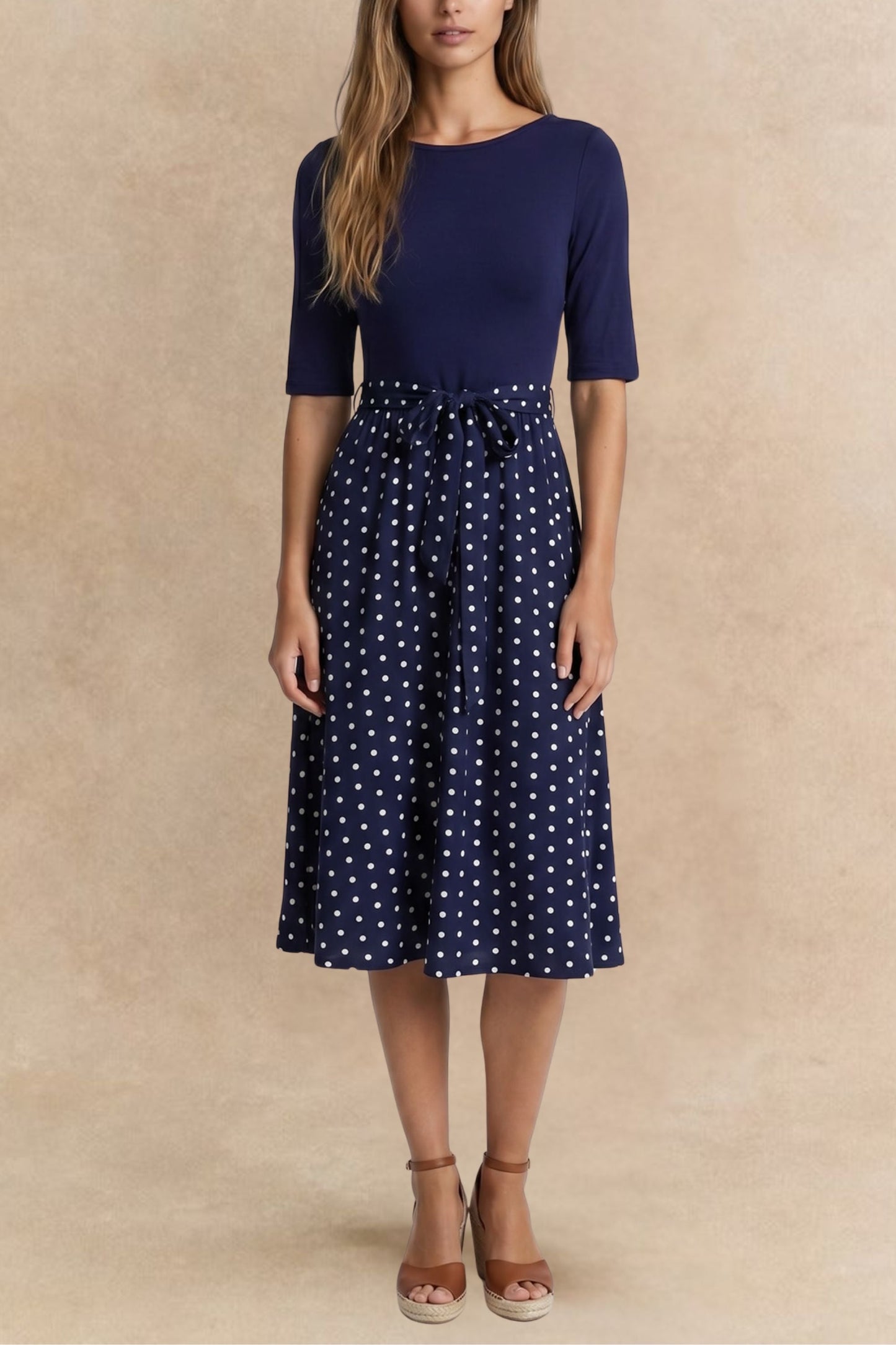 PRE-SALE | Penelope Polka Dot Midi Dress