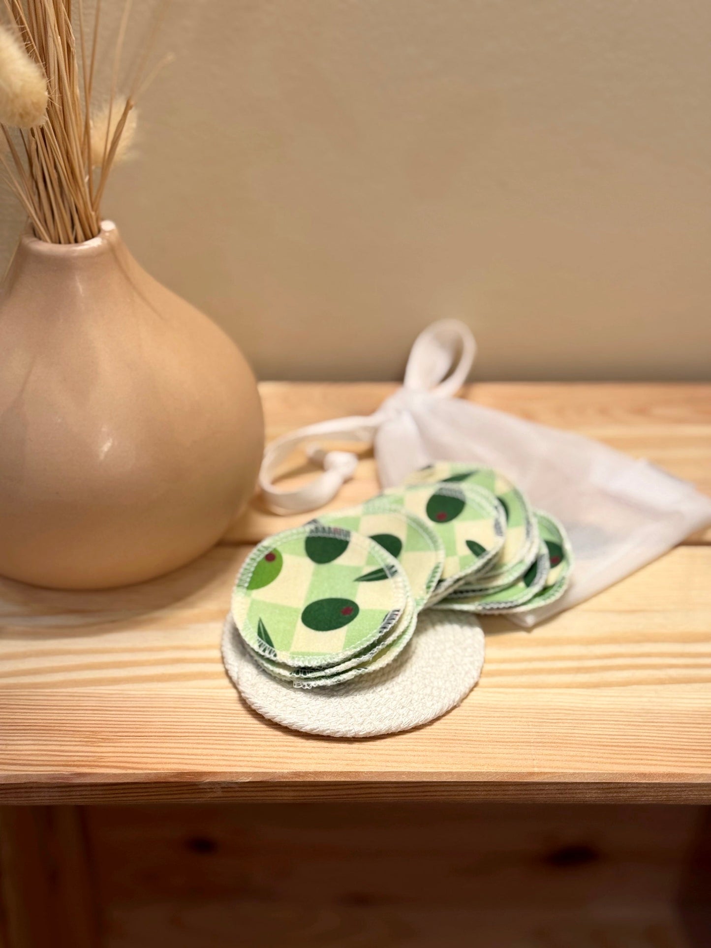 Cotton Rounds - Olives