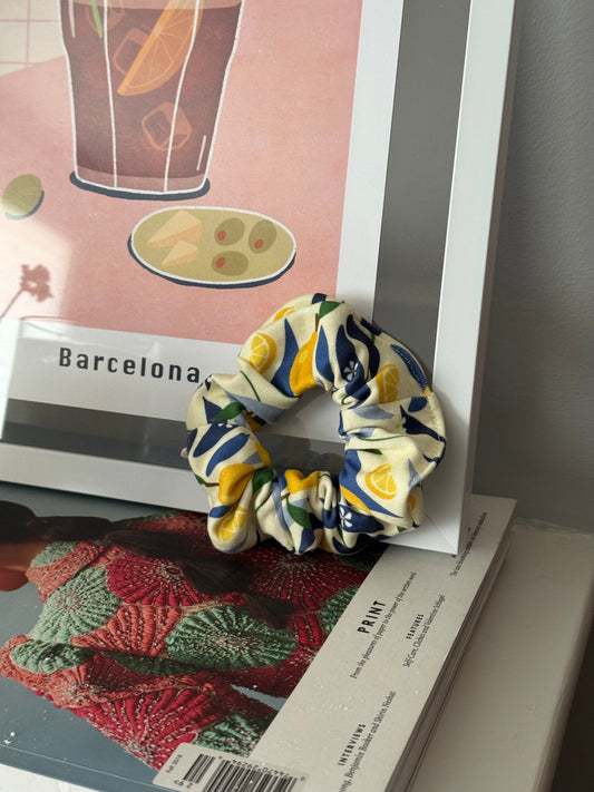 Hair Scrunchie - Lemons