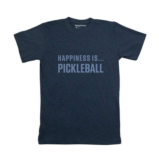 Men's Pickleball T-Shirt, Heather Navy