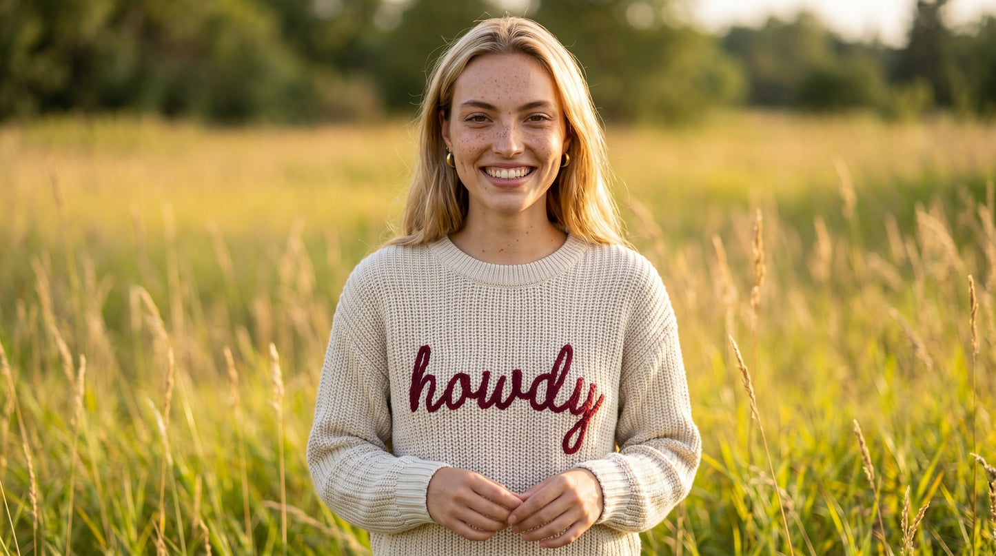Howdy Adult Sweater