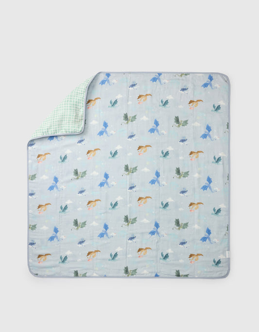 Muslin Quilt - Magical Dragons
