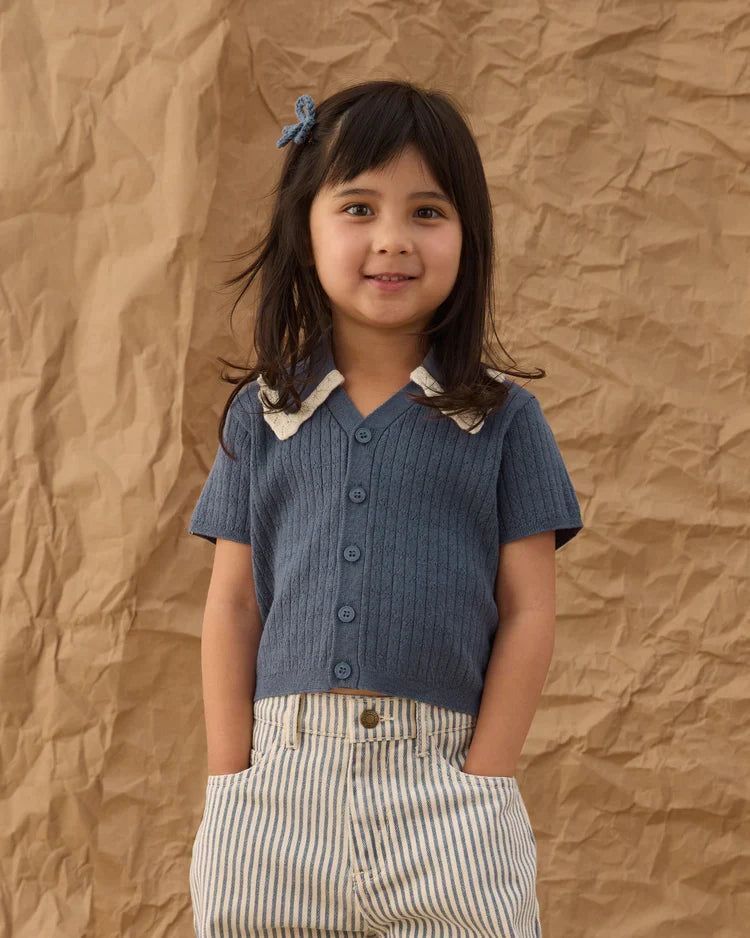 Sloane Knit Top | Marine | Rylee & Cru