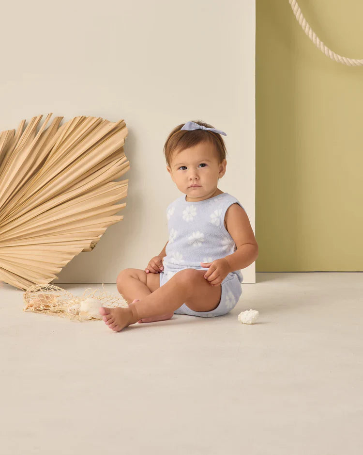 Cinch Playsuit | Periwinkle Daisy | Rylee & Cru