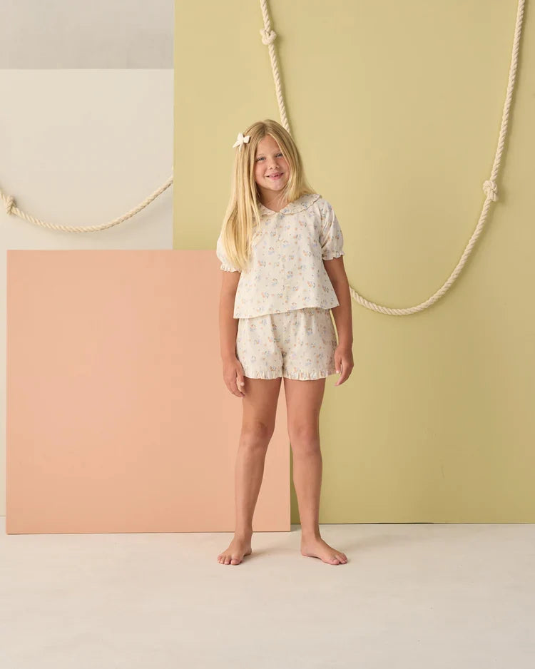Delilah Pajama Set | Pastel Garden | Rylee & Cru