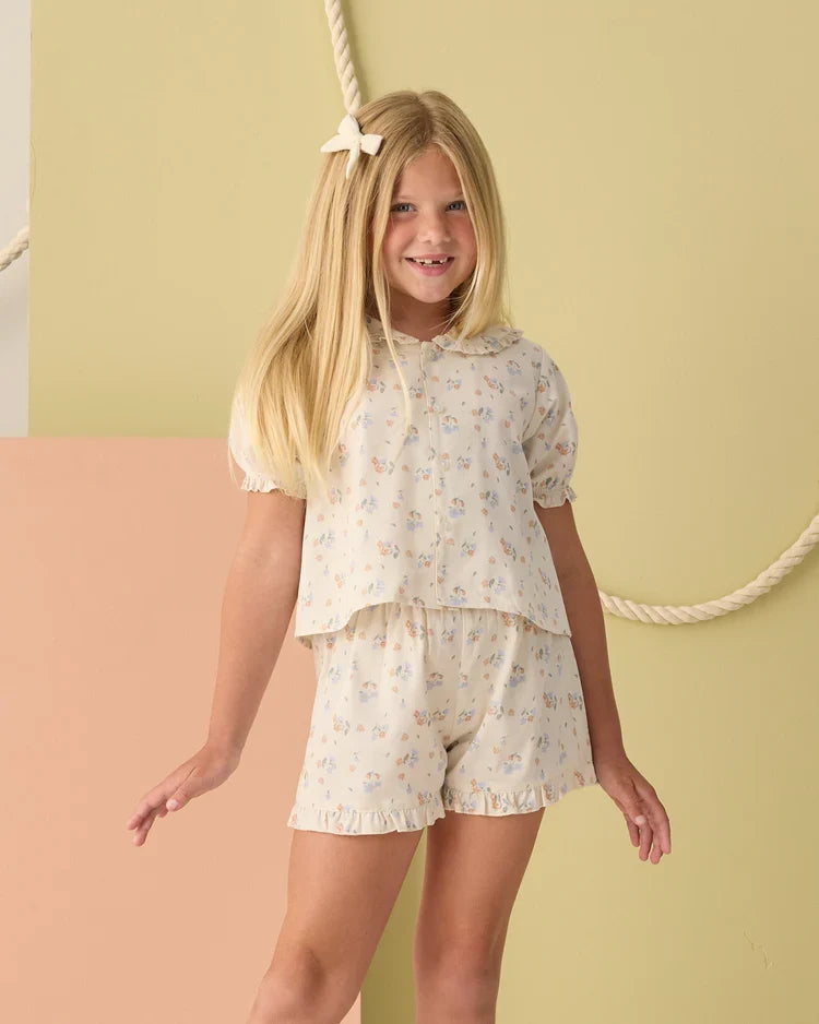 Delilah Pajama Set | Pastel Garden | Rylee & Cru
