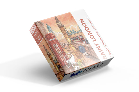 1000 pieces Rainy London Jigsaw Puzzle