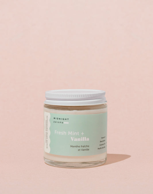 Fresh Mint + Vanilla Body Scrub 4 oz