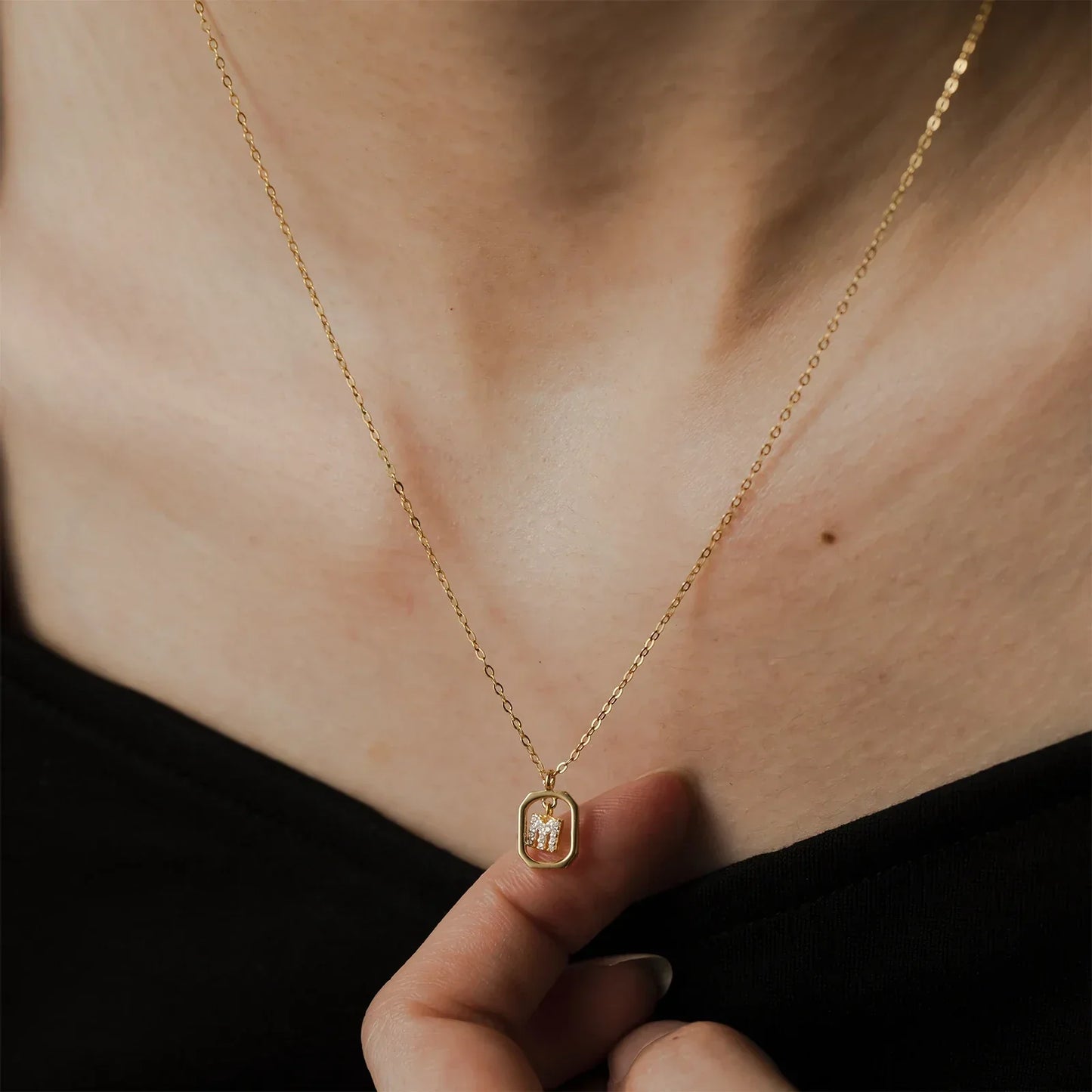 Sterling Silver Initial Necklace