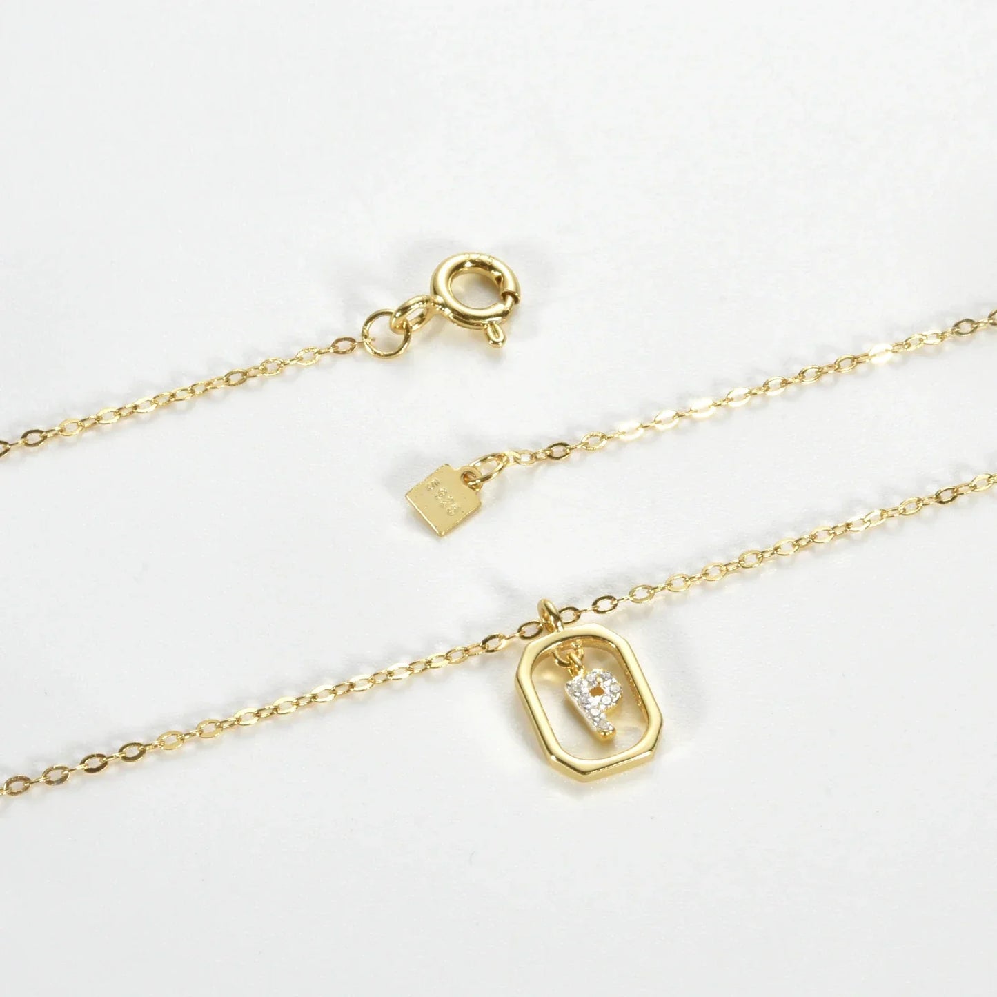 Sterling Silver Initial Necklace