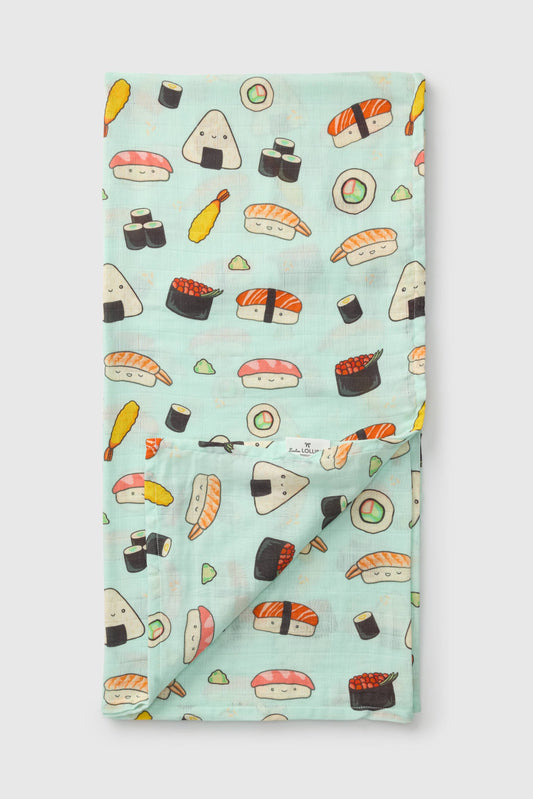 Muslin Swaddle - Sushi