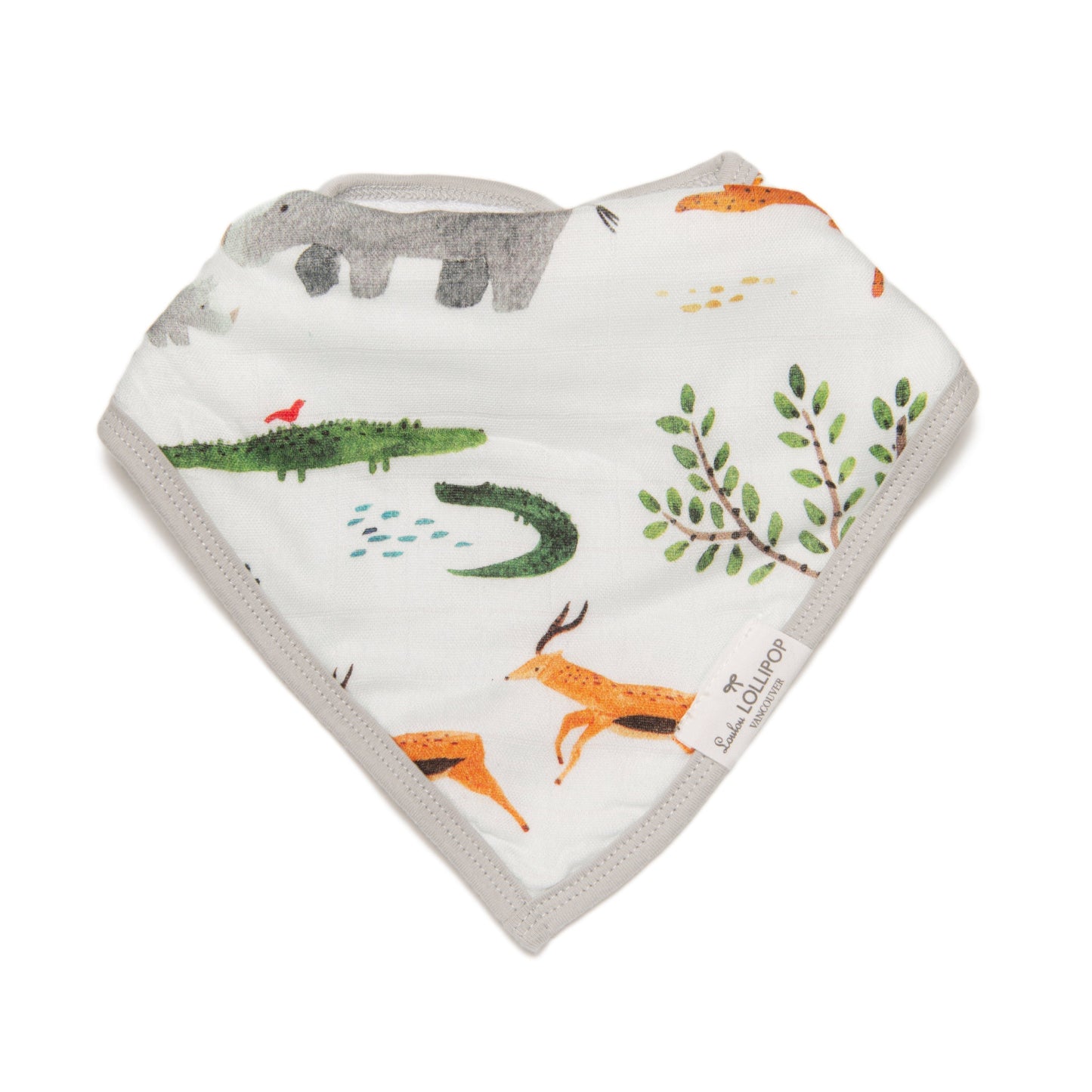 Bandana Bib Set - 2 Pack - Safari Jungle