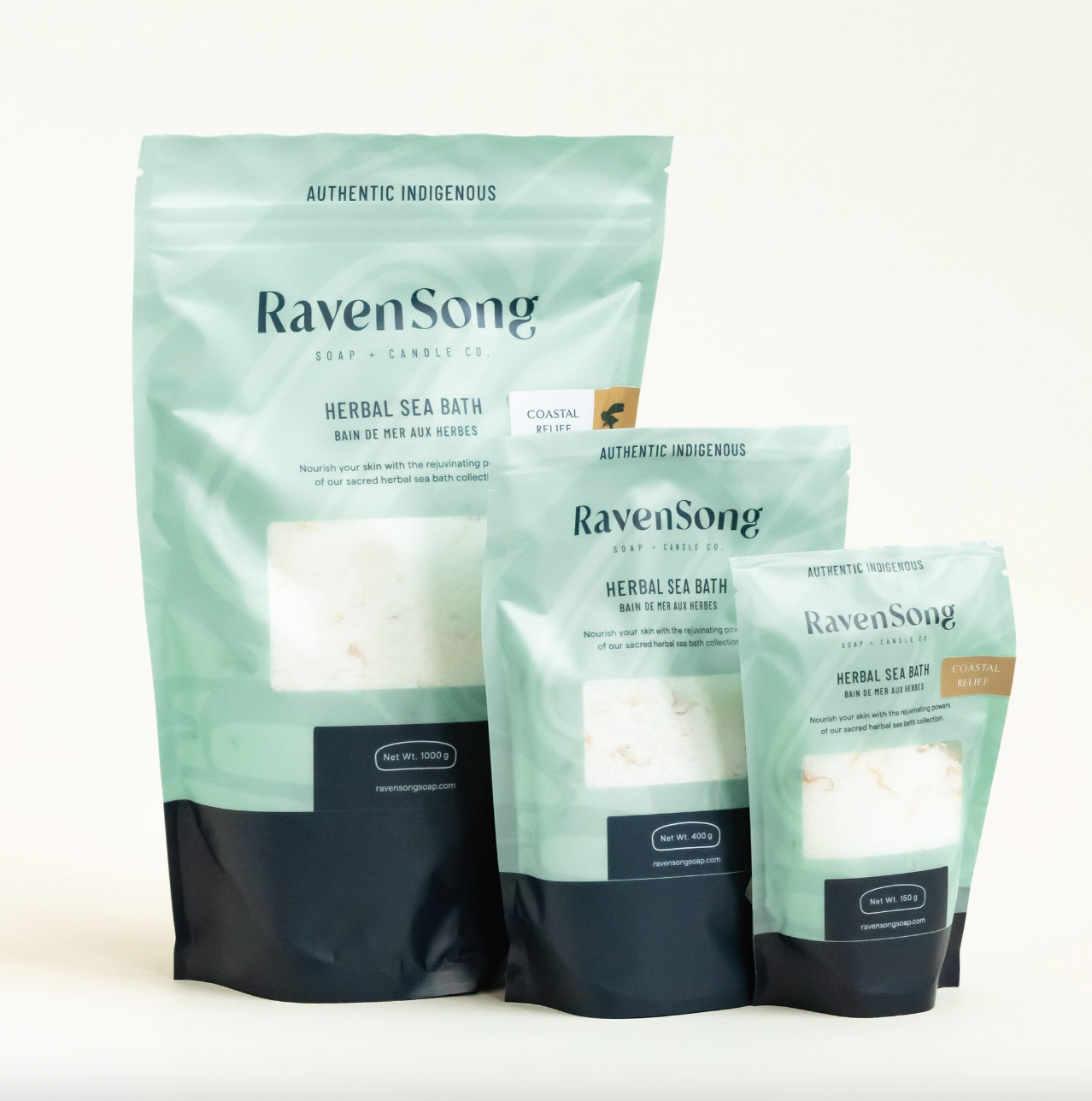 Coastal Relief Herbal Sea Bath Soak | Eucalyptus + Rosemary