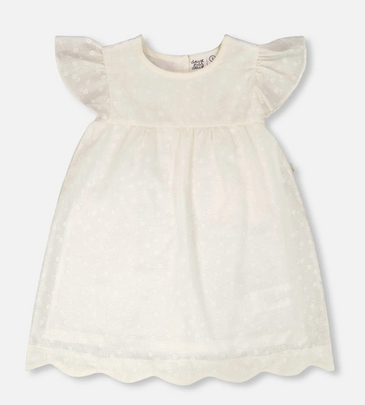 Poplin Dress | White | Deux Par Deux