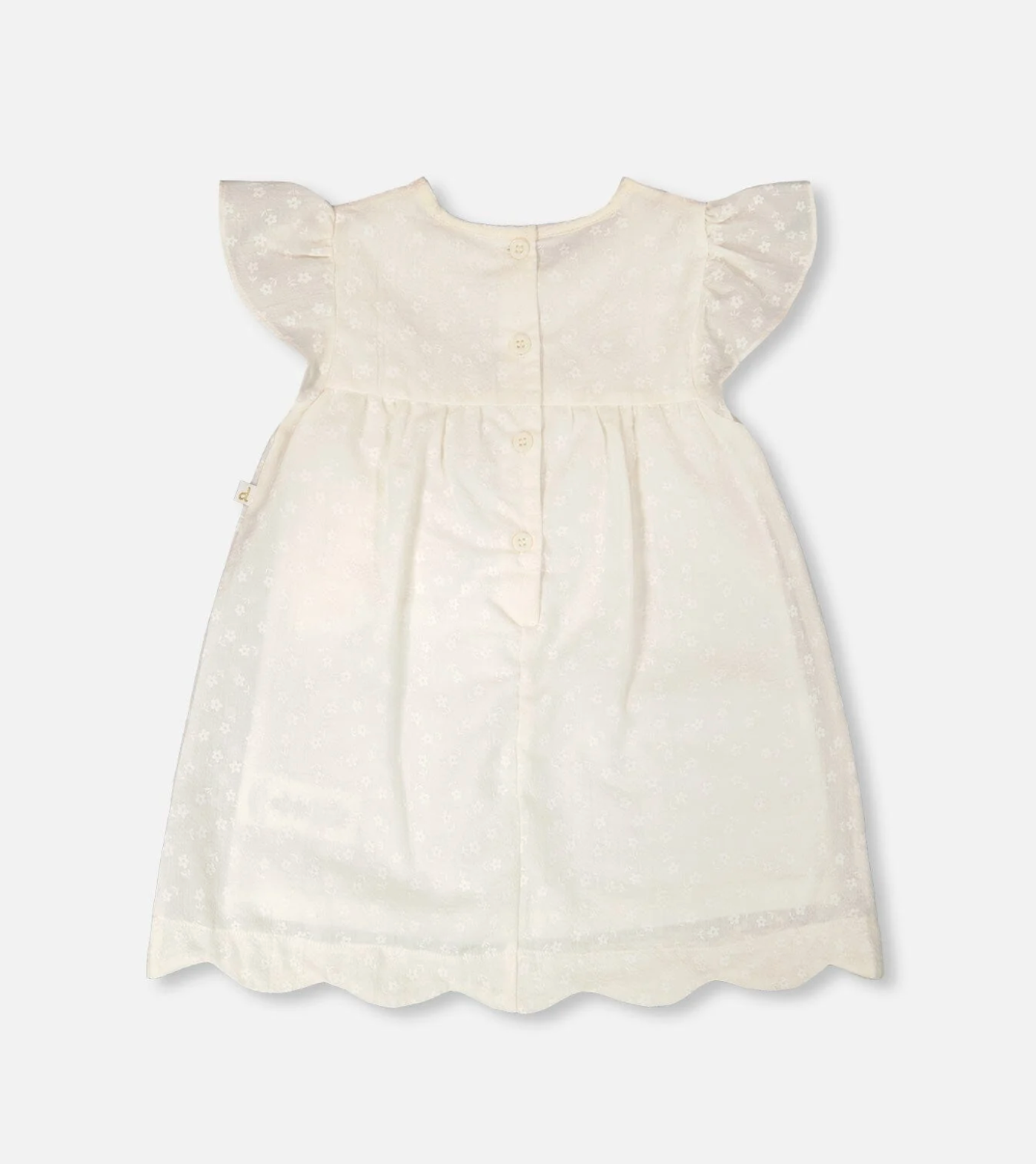 Poplin Dress | White | Deux Par Deux