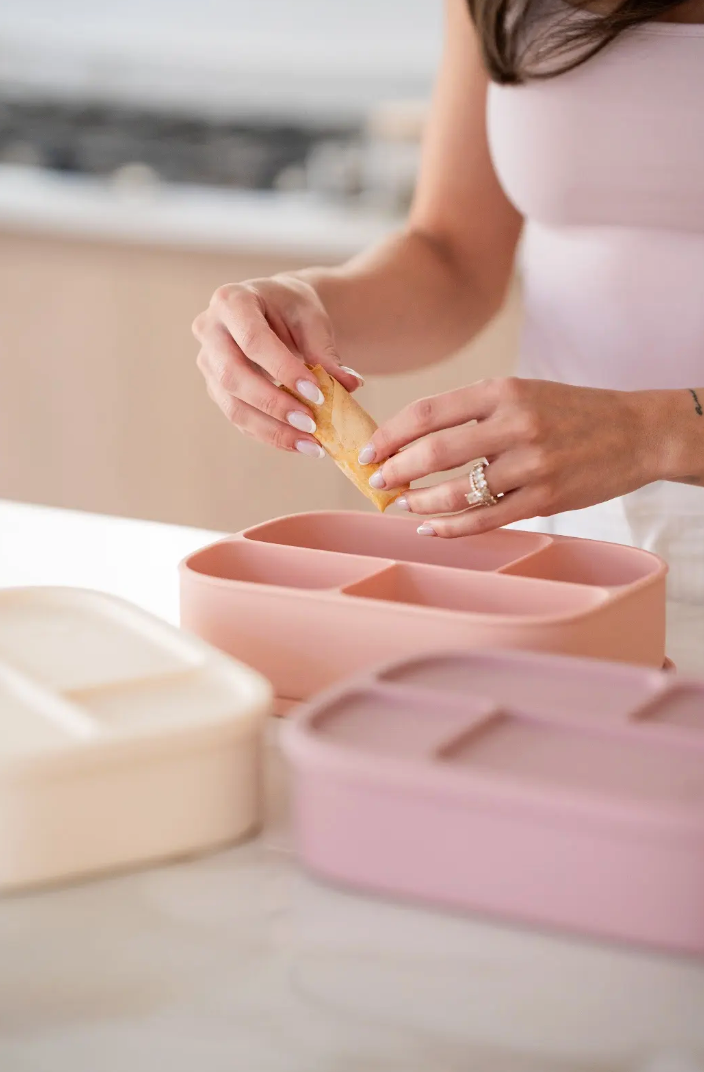 Boîte à lunch bento en silicone | 4 compartiments
