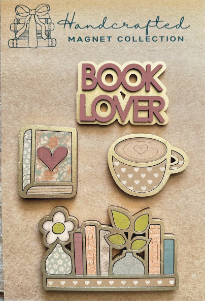 Handcrafted Magnet Sets-Book Lovers