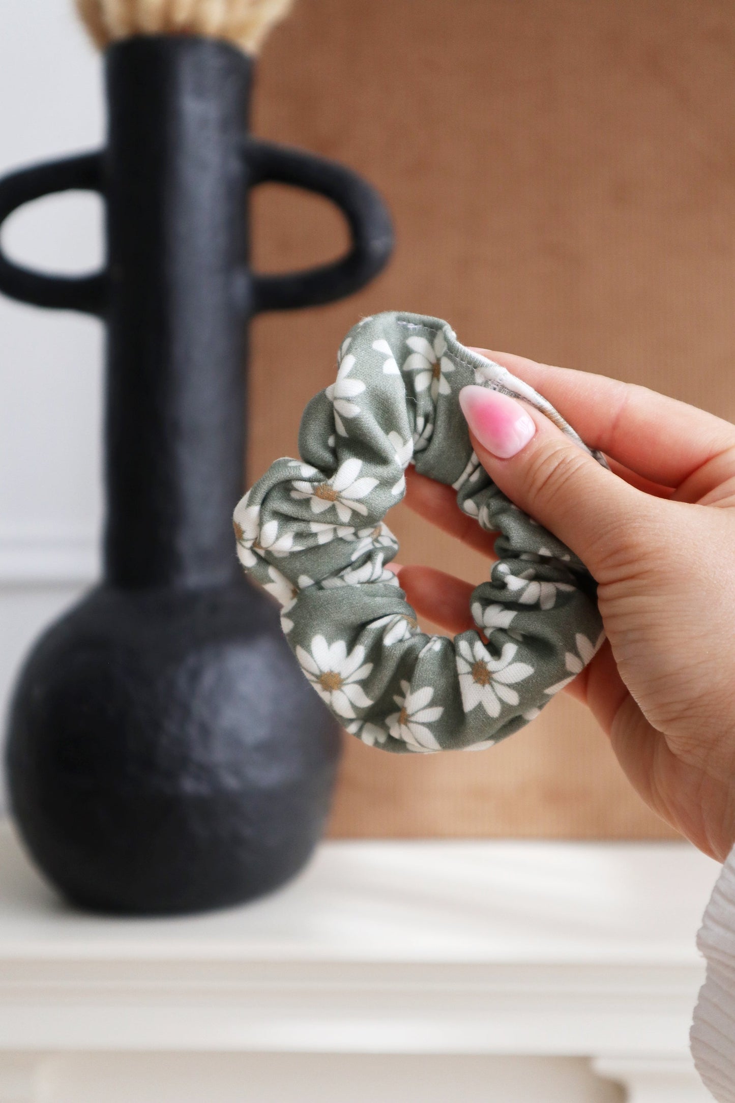 Hair Scrunchie - Wild Daisy