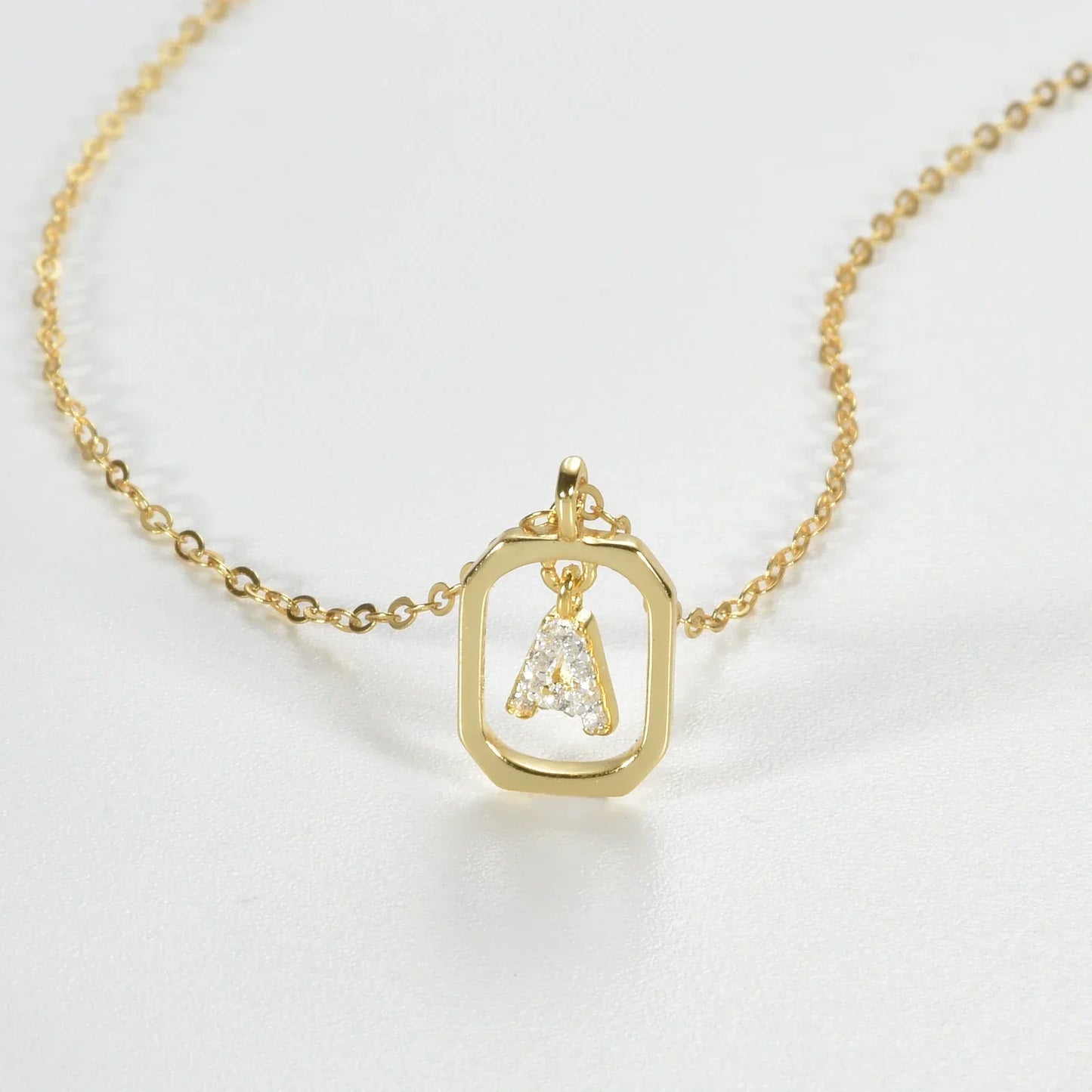 Sterling Silver Initial Necklace